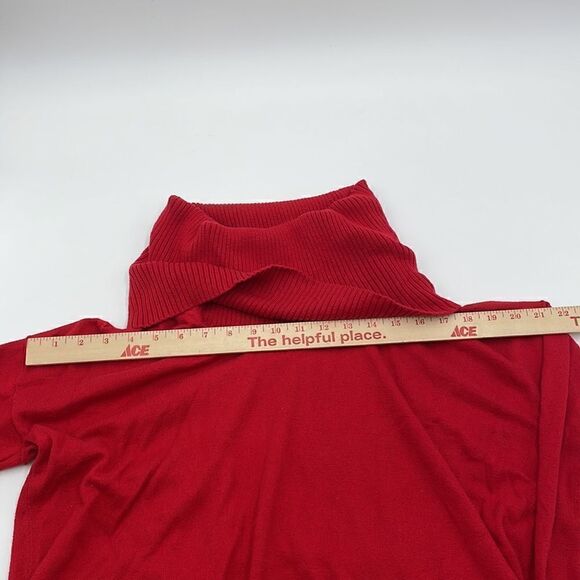 Red fringe turtleneck Michael kors sweater - Picture 11 of 12